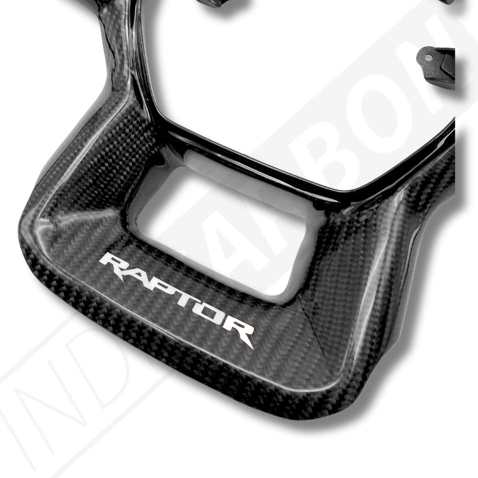 Ford Ranger Raptor | Carbon Fiber Steering Wheel Trim Cover